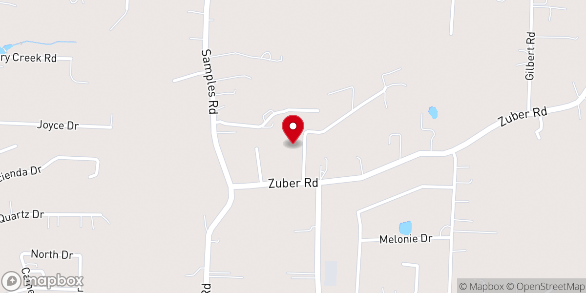Map showing location of Solid Rock Pentecostal Church