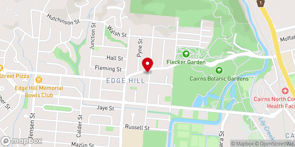 Map showing location of Good Shepherd Anglican Church