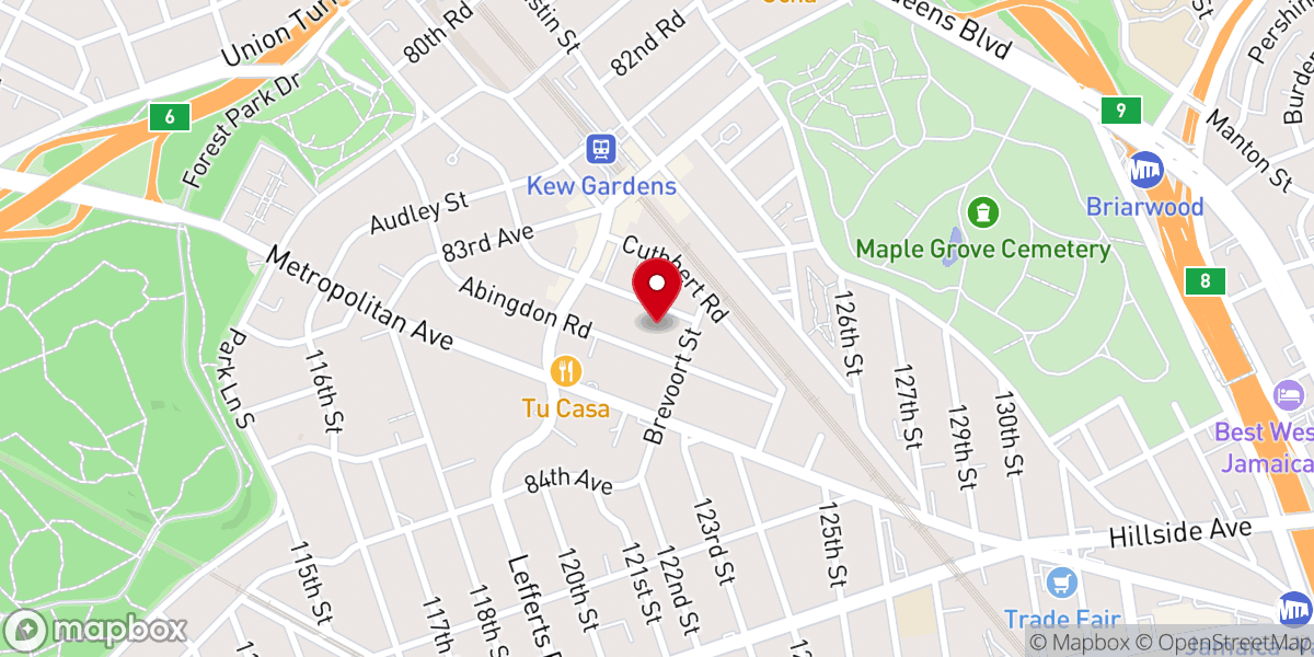 Map showing location of Congregation Nachlas Shmuel
