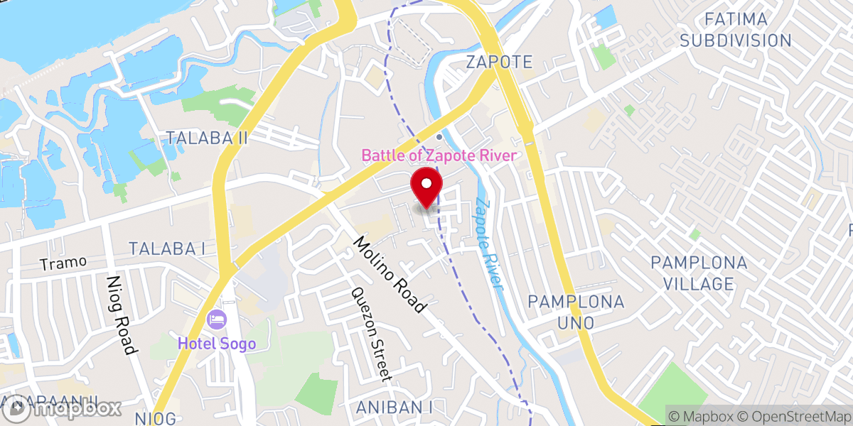 Map showing location of Lift Jesus Cell Church Bacoor