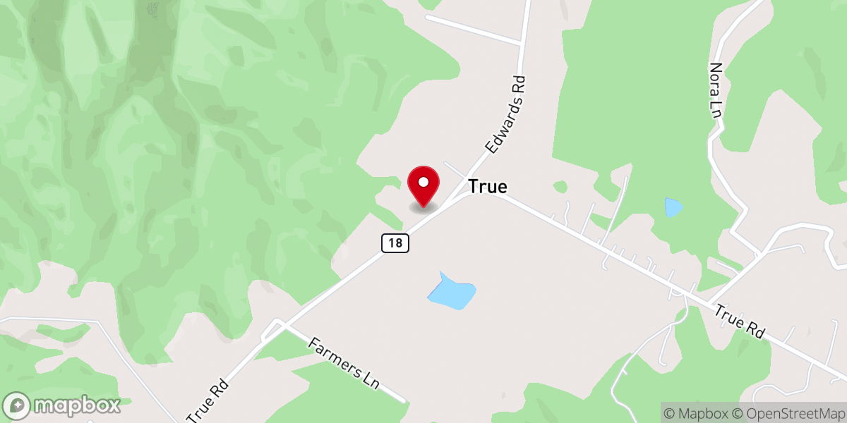 Map showing location of James Chapel Methodist Church