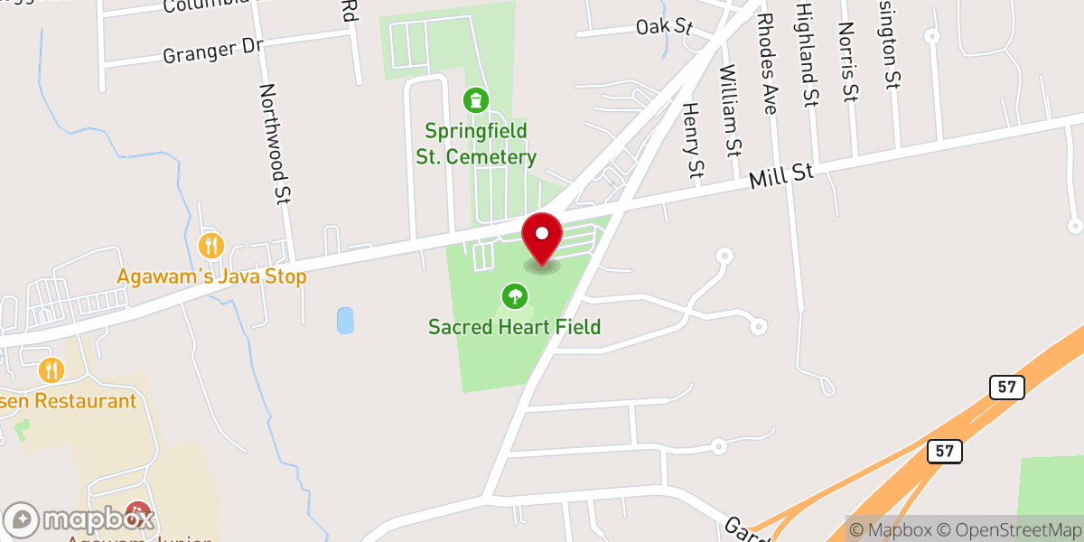 Map showing location of Sacred Heart Church Rel Ed