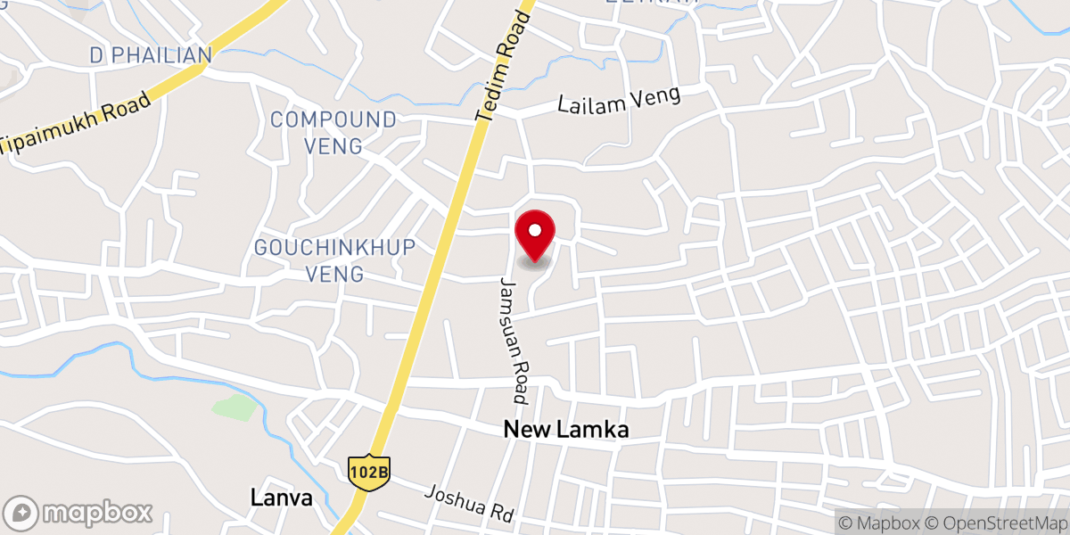 Map showing location of Ebcc Elim Veng