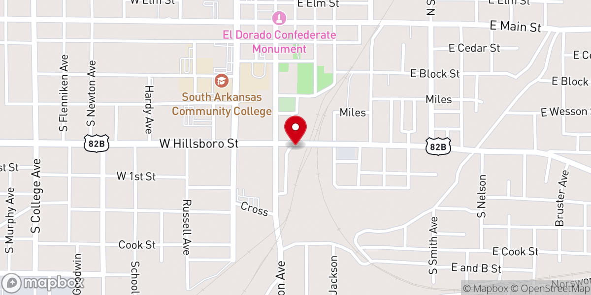Map showing location of New Life Deliverance and Worship Center