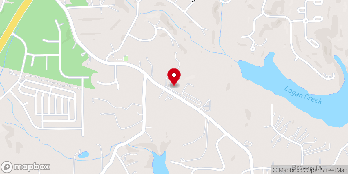 Map showing location of Christ the Redeemer Catholic Church