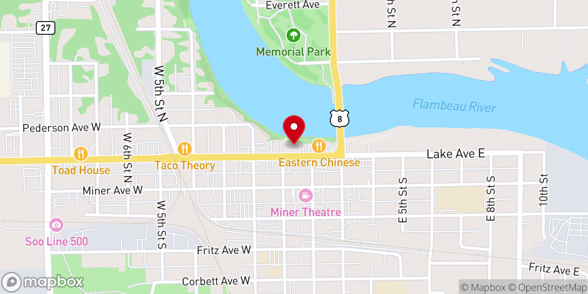 Map showing location of Congregational Church-UCC