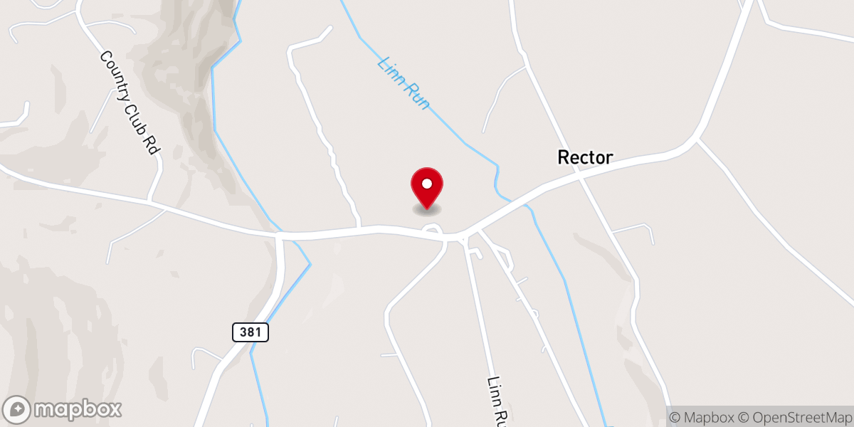 Map showing location of St Michael of the Valley Episcopal Church