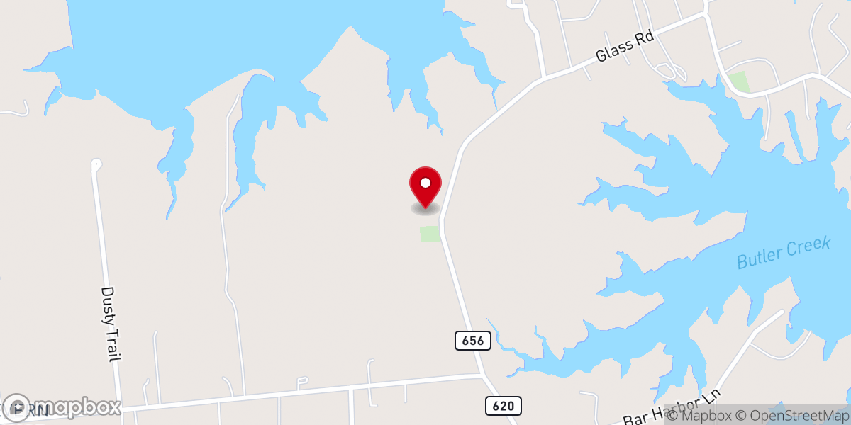 Map showing location of Groves Memorial Church