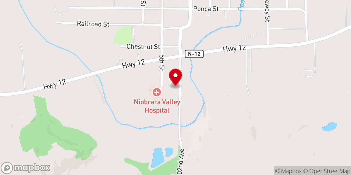 Map showing location of Assumption of the Blessed Virgin Mary Catholic Church in Sacred Heart Parish