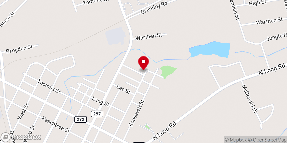 Map showing location of Phillip's Temple Ministries