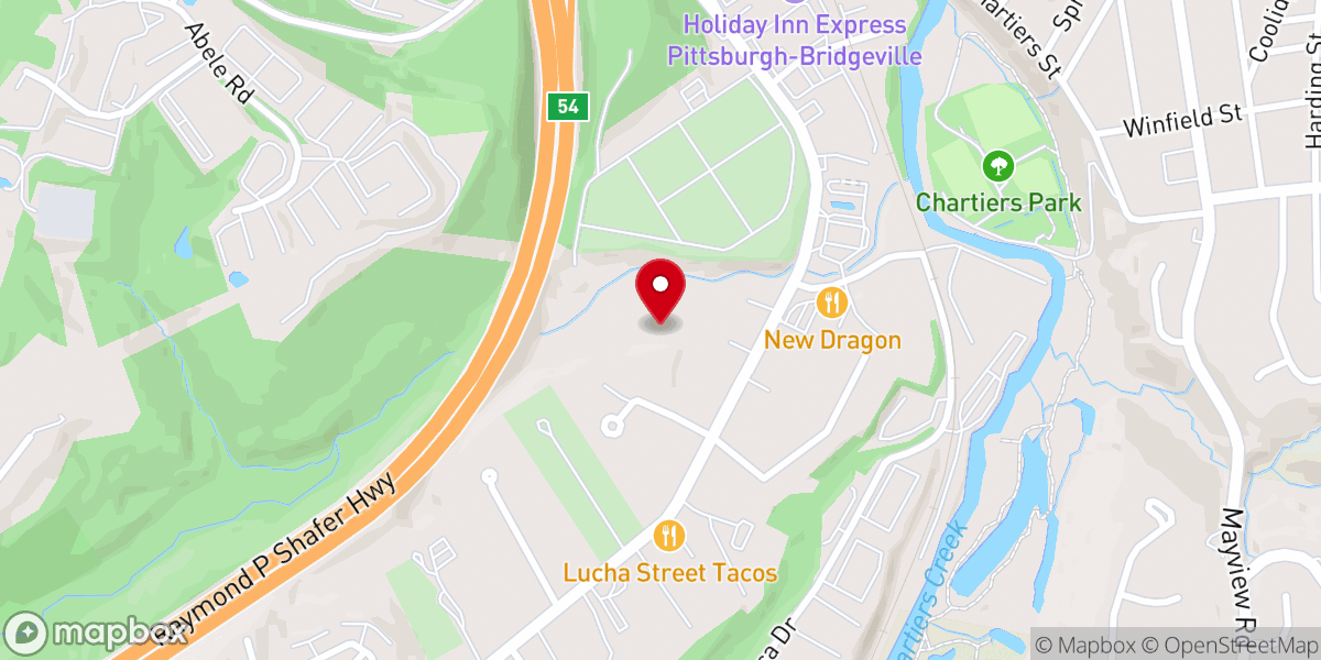 Map showing location of First Baptist Church of Bridgeville