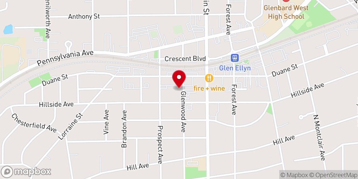 Map showing location of Parish Office