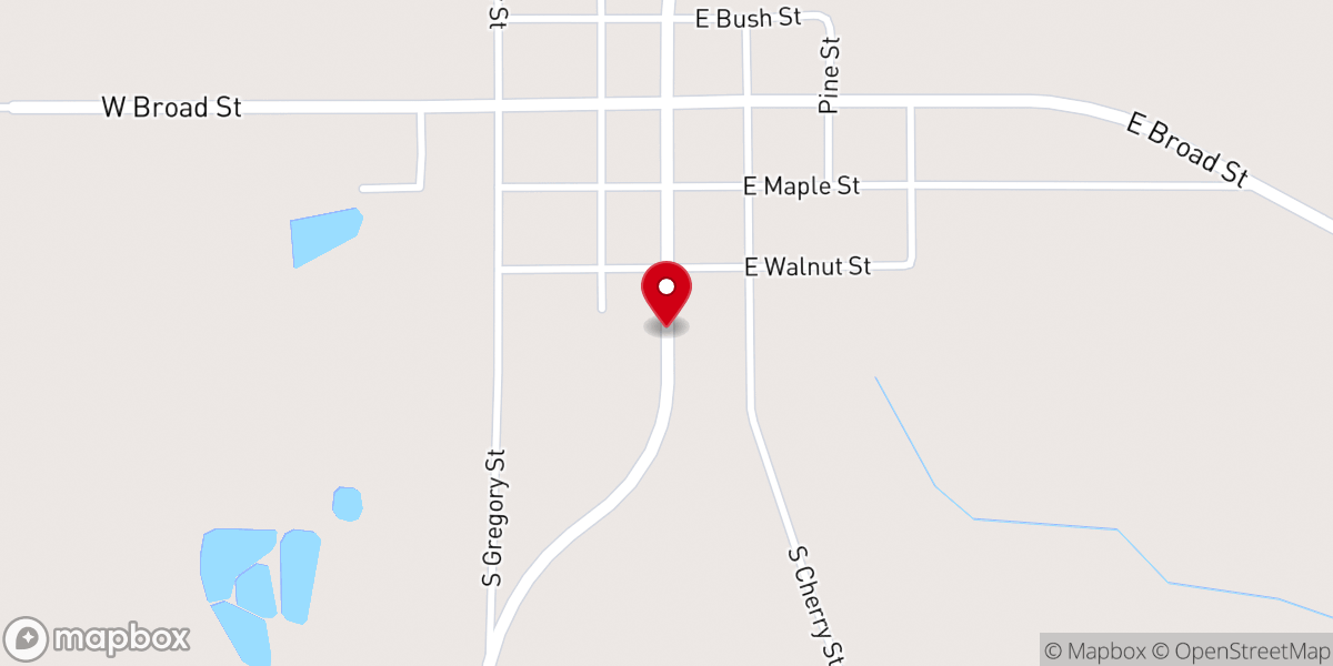 Map showing location of SCBC Fellowship Hall