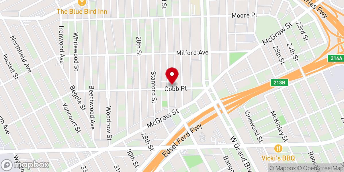 Map showing location of Good Shepherd Missionary Baptist Church