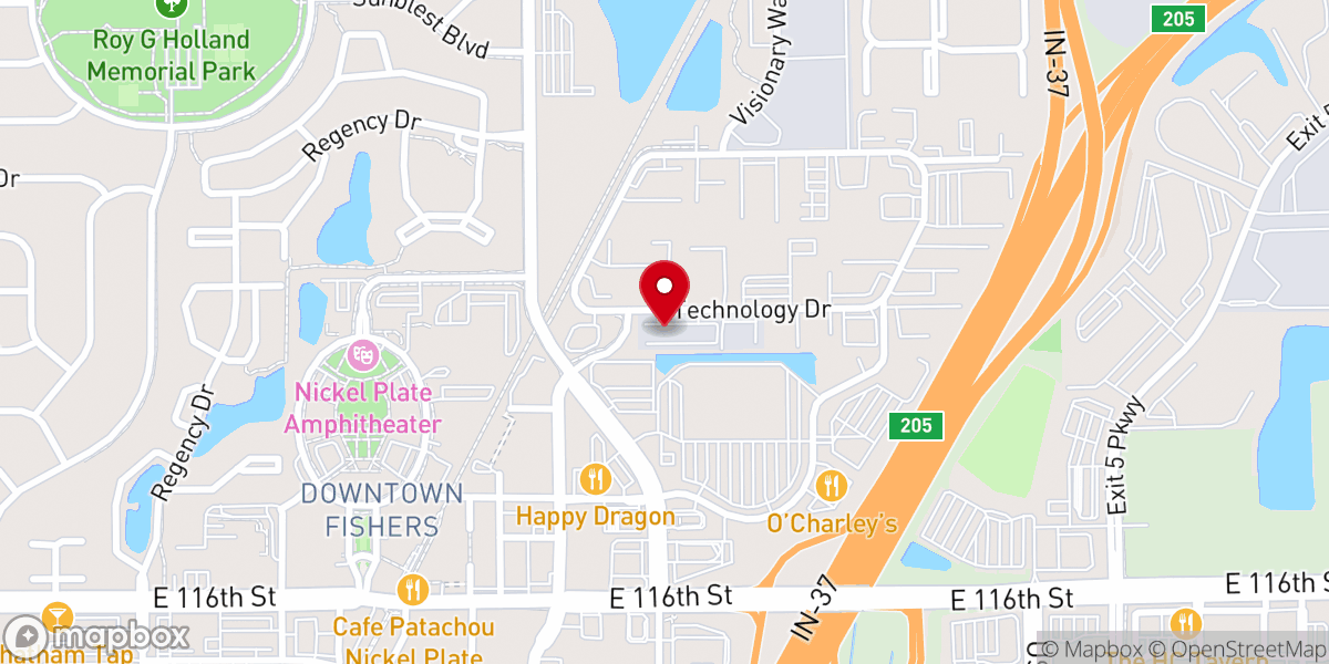 Map showing location of Ebenezer International Ministries