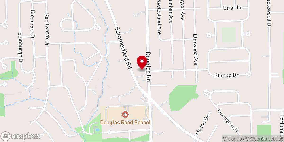 Map showing location of Lambertville Community Church