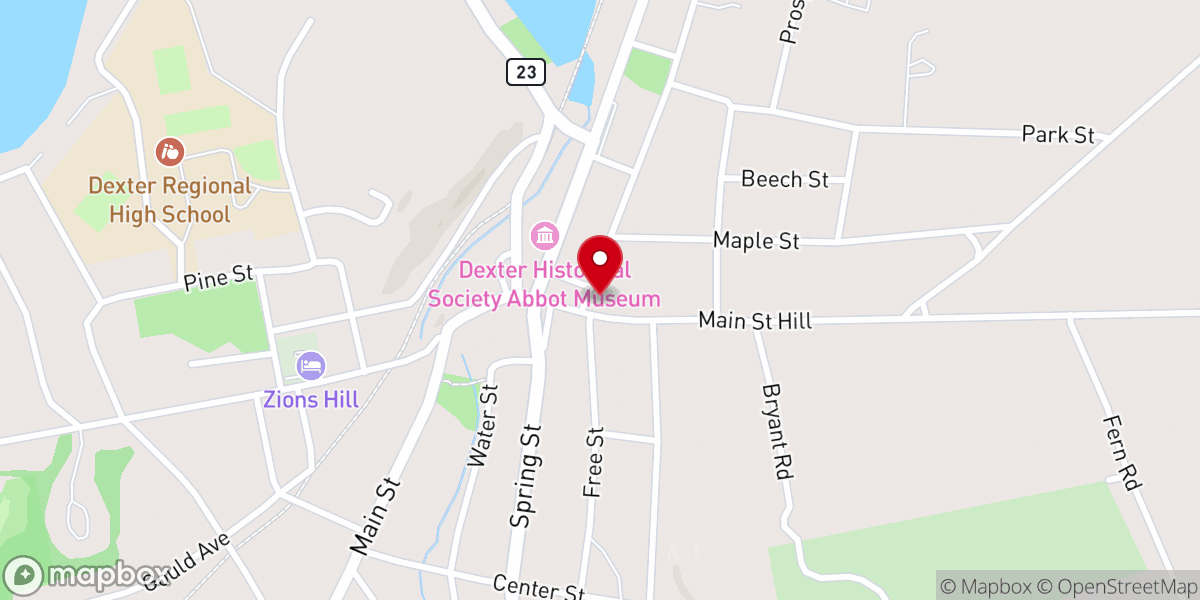 Map showing location of Apostolic Faith Tabernacle