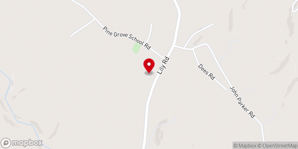 Map showing location of Gilbert Chapel