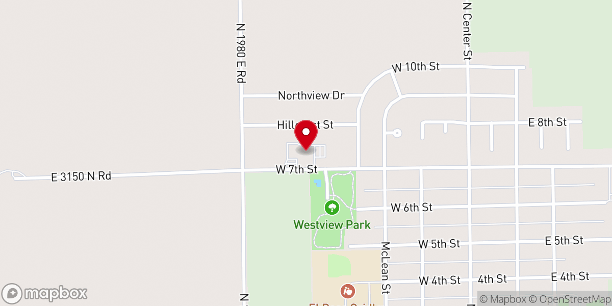 Map showing location of Christ Community Church of Gridley