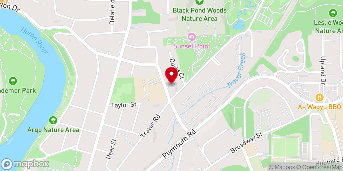 Map showing location of Northside Community Church
