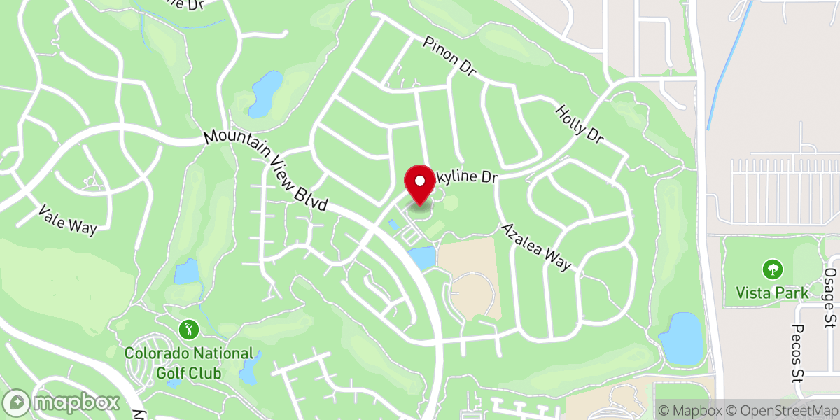 Map showing location of Columbine Mine Park
