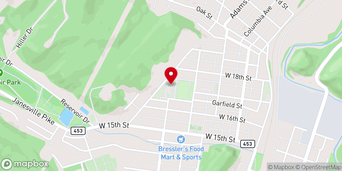 Map showing location of Church of the Good Shepard - Auditorium