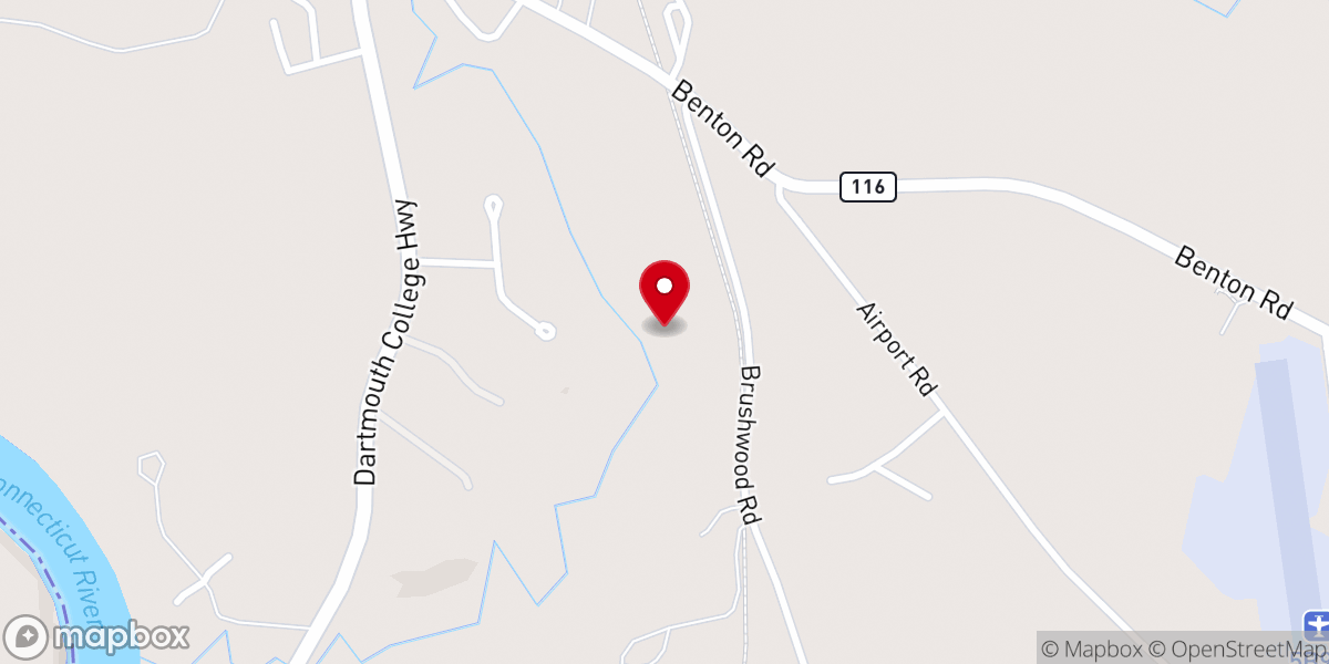 Map showing location of North Haverhill