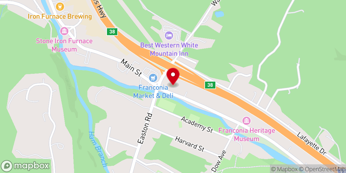 Map showing location of Our Lady of the Snows