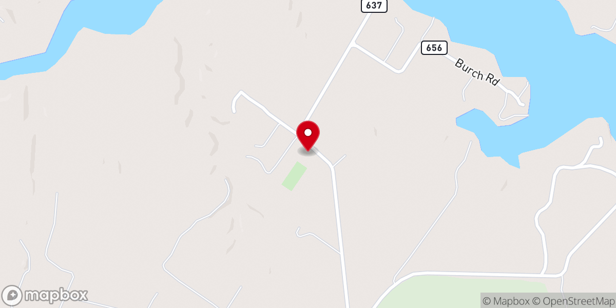 Map showing location of Remlik Wesleyan Church