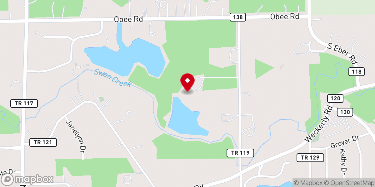 Map showing location of Sisters of Notre Dame