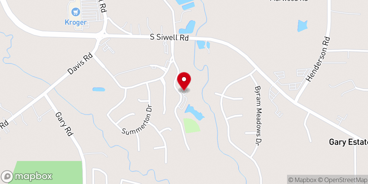 Map showing location of Crossroads of Life Church