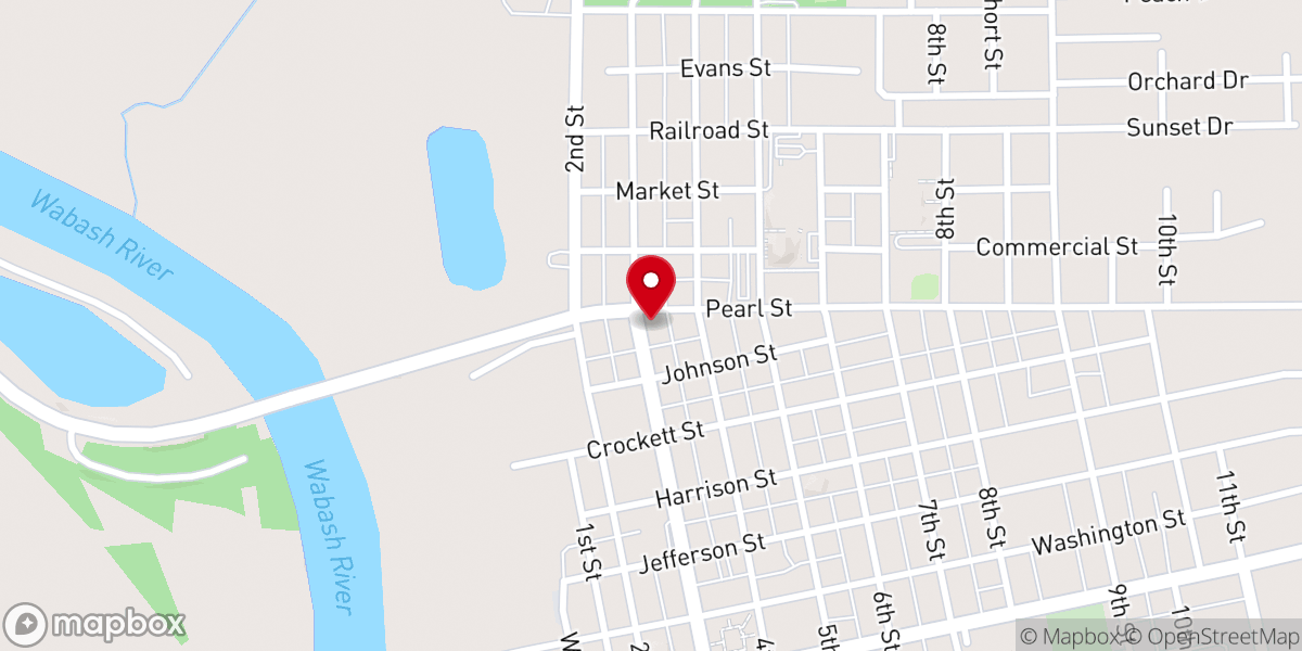 Map showing location of St Joseph Catholic Church