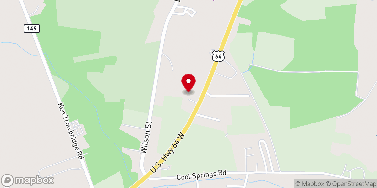 Map showing location of Deliverance Bible Bookstore