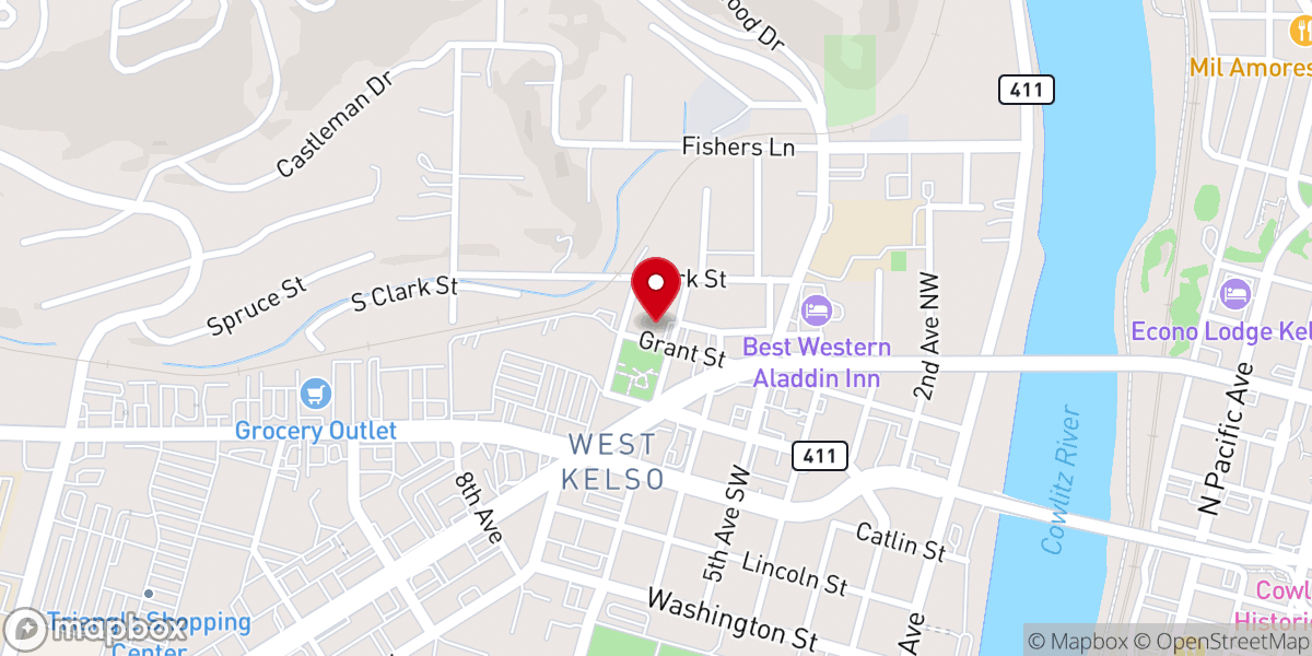Map showing location of Living Word Church