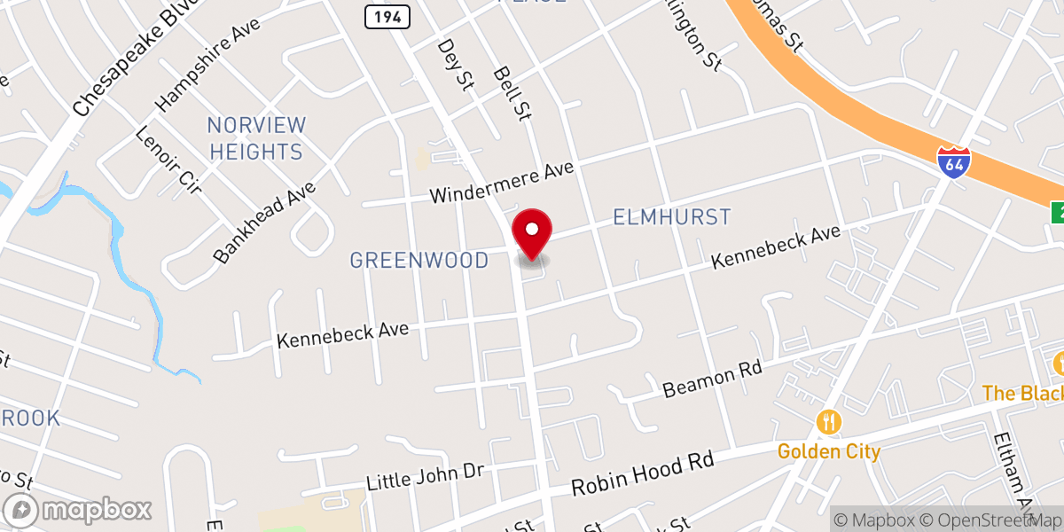 Map showing location of Movement Church