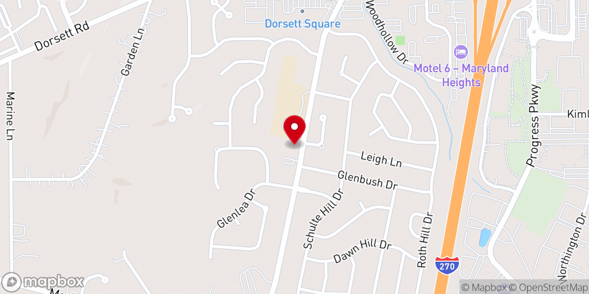 Map showing location of Trinity Christian Reformed Church