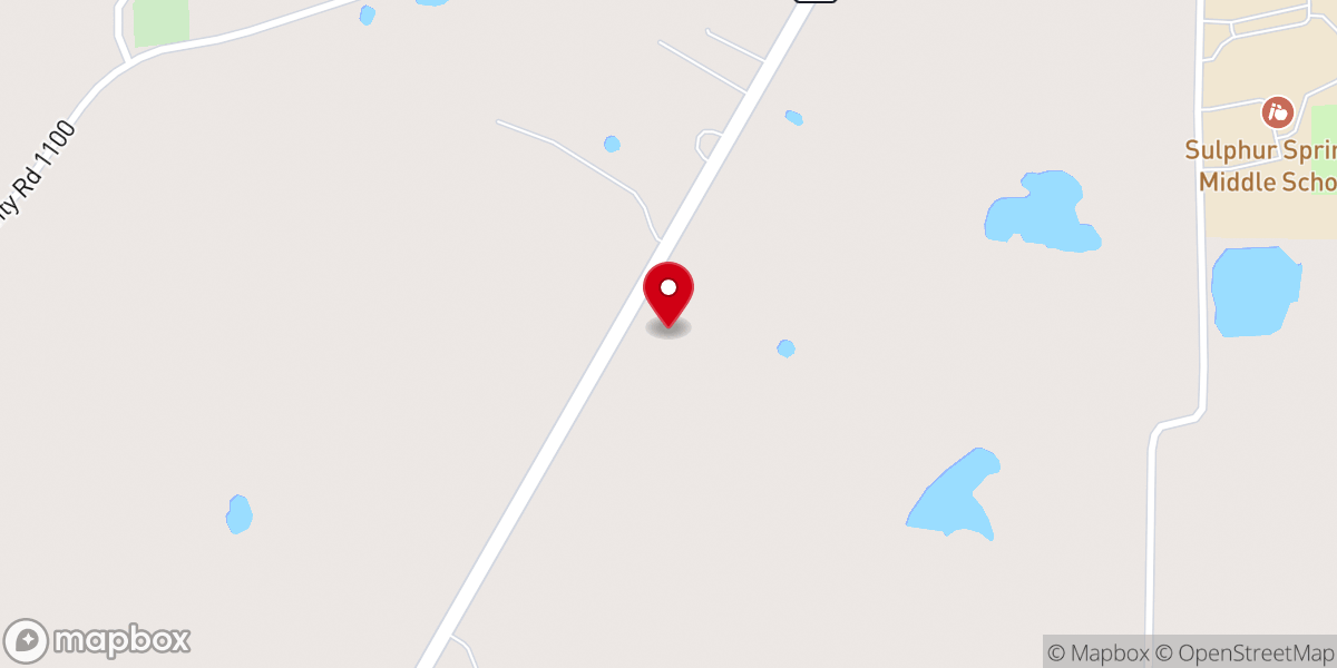 Map showing location of Cross Country Cowboy Church