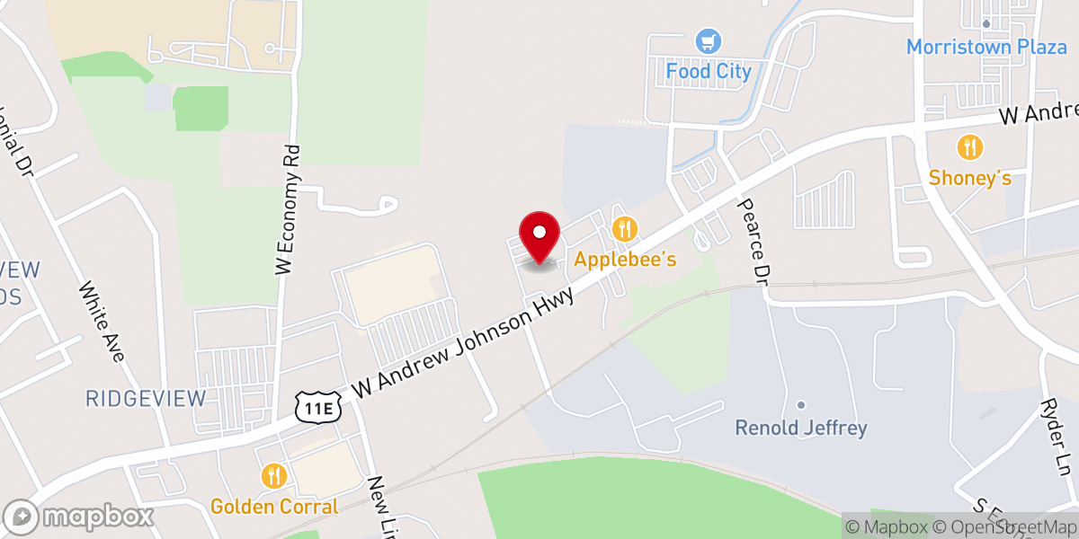 Map showing location of St. Patrick Catholic Church