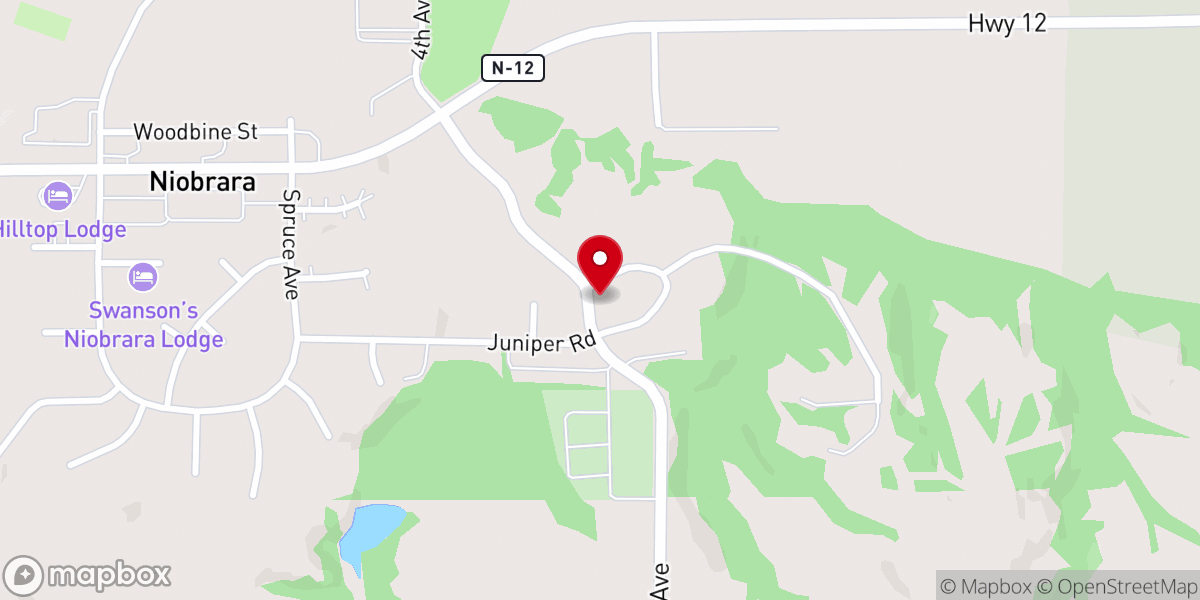 Map showing location of St William's Catholic Church