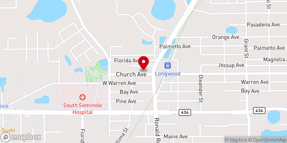 Map showing location of Historic Civic Center