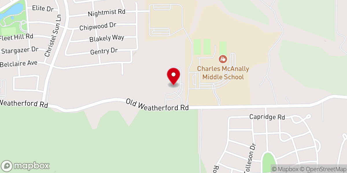 Map showing location of Holy Redeemer Catholic Parish