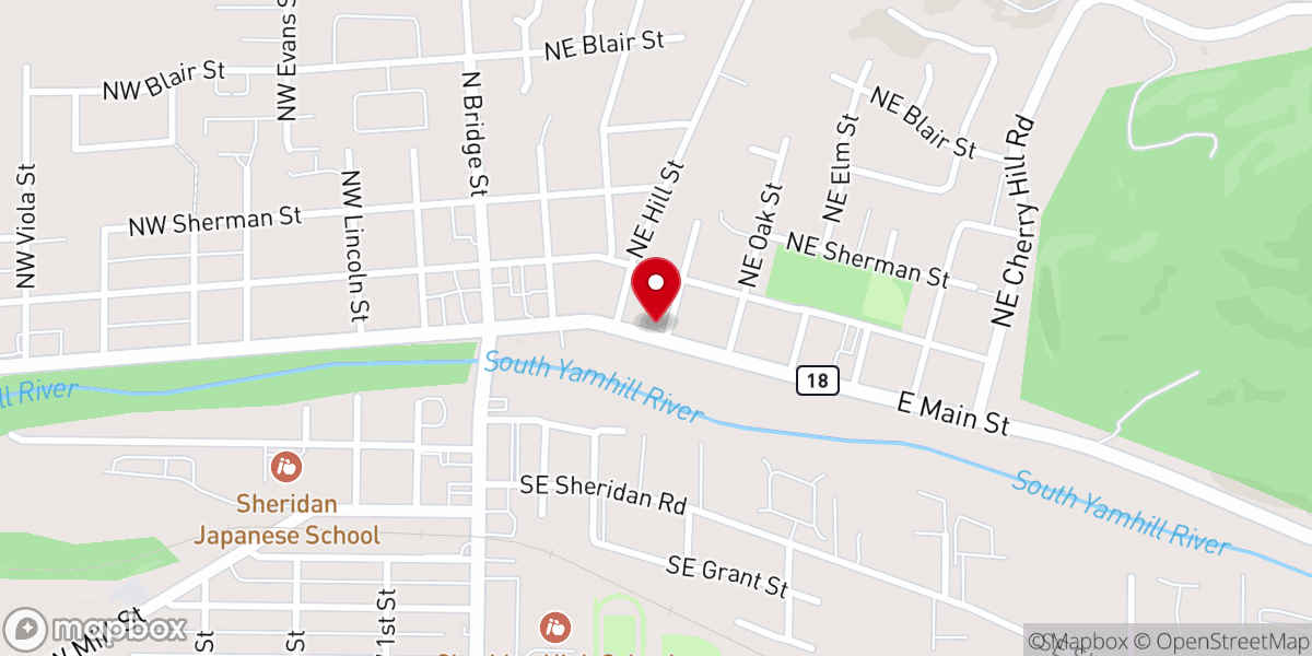 Map showing location of Good Shepherd Hall