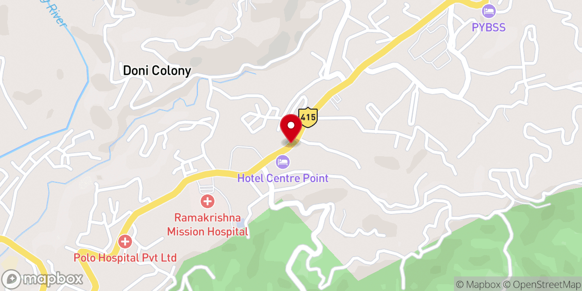 Map showing location of Nation Prayer House