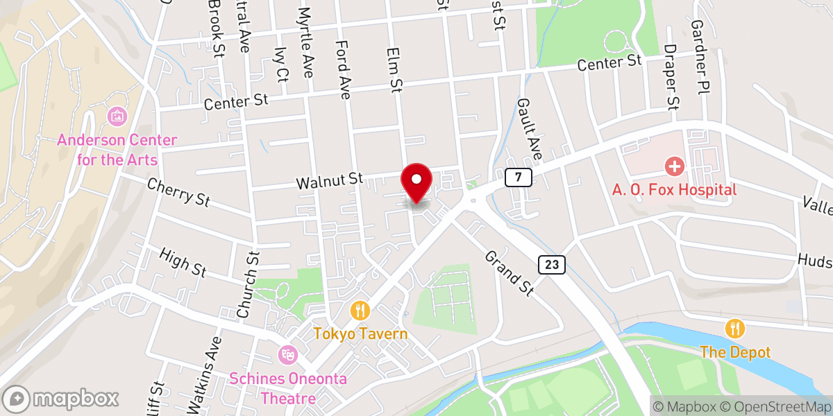 Map showing location of The Lord's Table