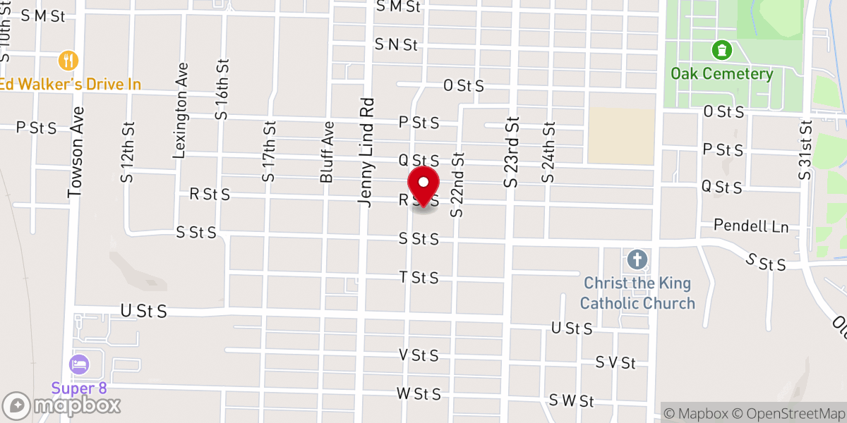 Map showing location of Courage to Change