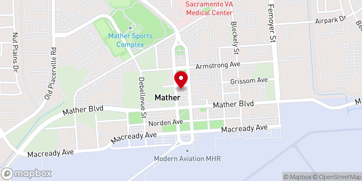 Map showing location of Hanbit Presbyterian Church