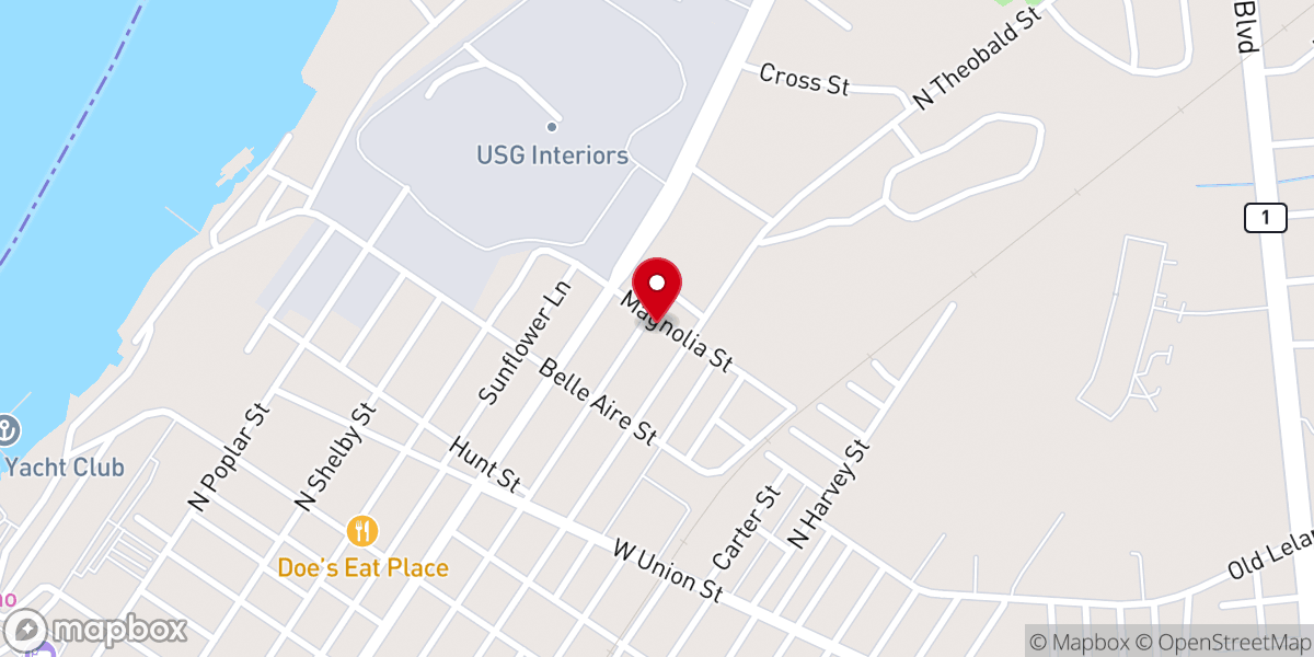 Map showing location of Kindling Star MB Church