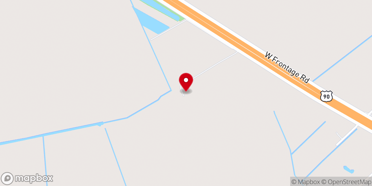 Map showing location of St. Mary Parish Sheriff Gun Range