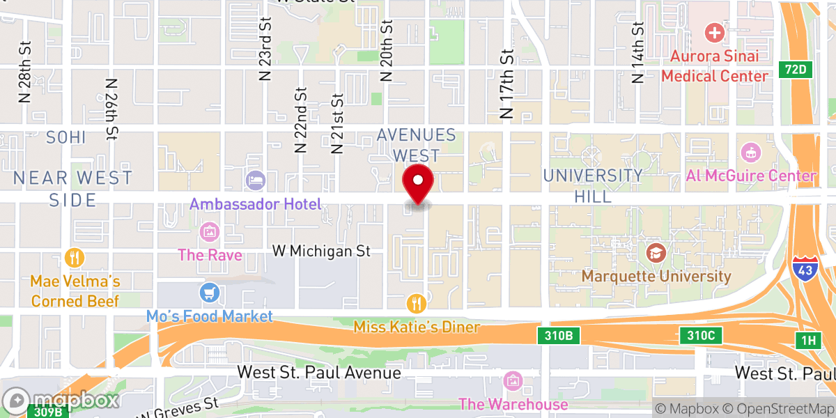 Map showing location of Redeemer Lutheran Church