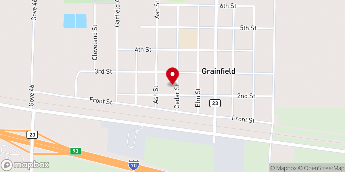 Map showing location of St Agnes Catholic Church